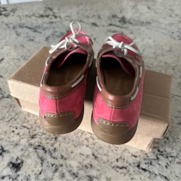 Pink and Brown Suede Loafers with White Laces Aerosols - Picture 3 of 6